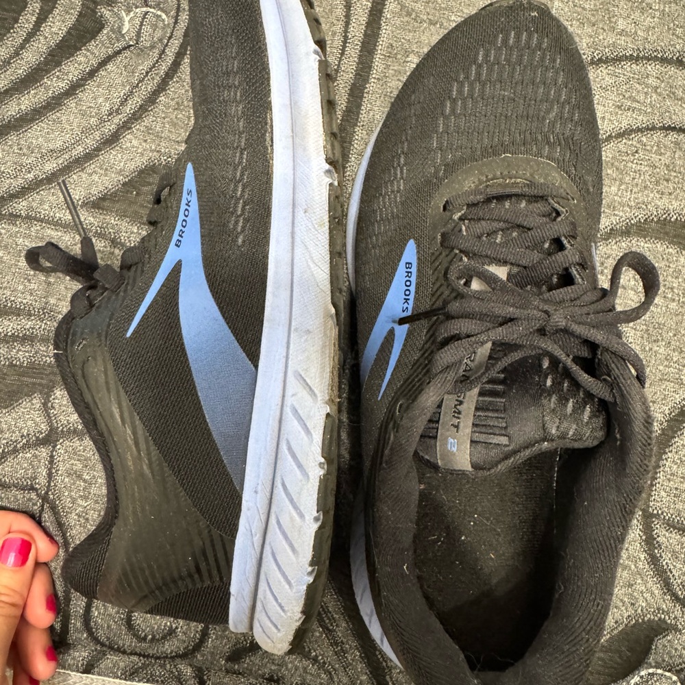 Brooks Black Athletic Shoes